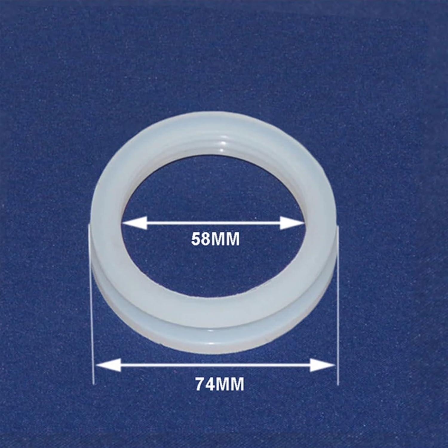 5pcs/lot 58mm or 47mm white silicon sealing ring for vacuum tube solar water heaters,silicon O gasket(58mm)