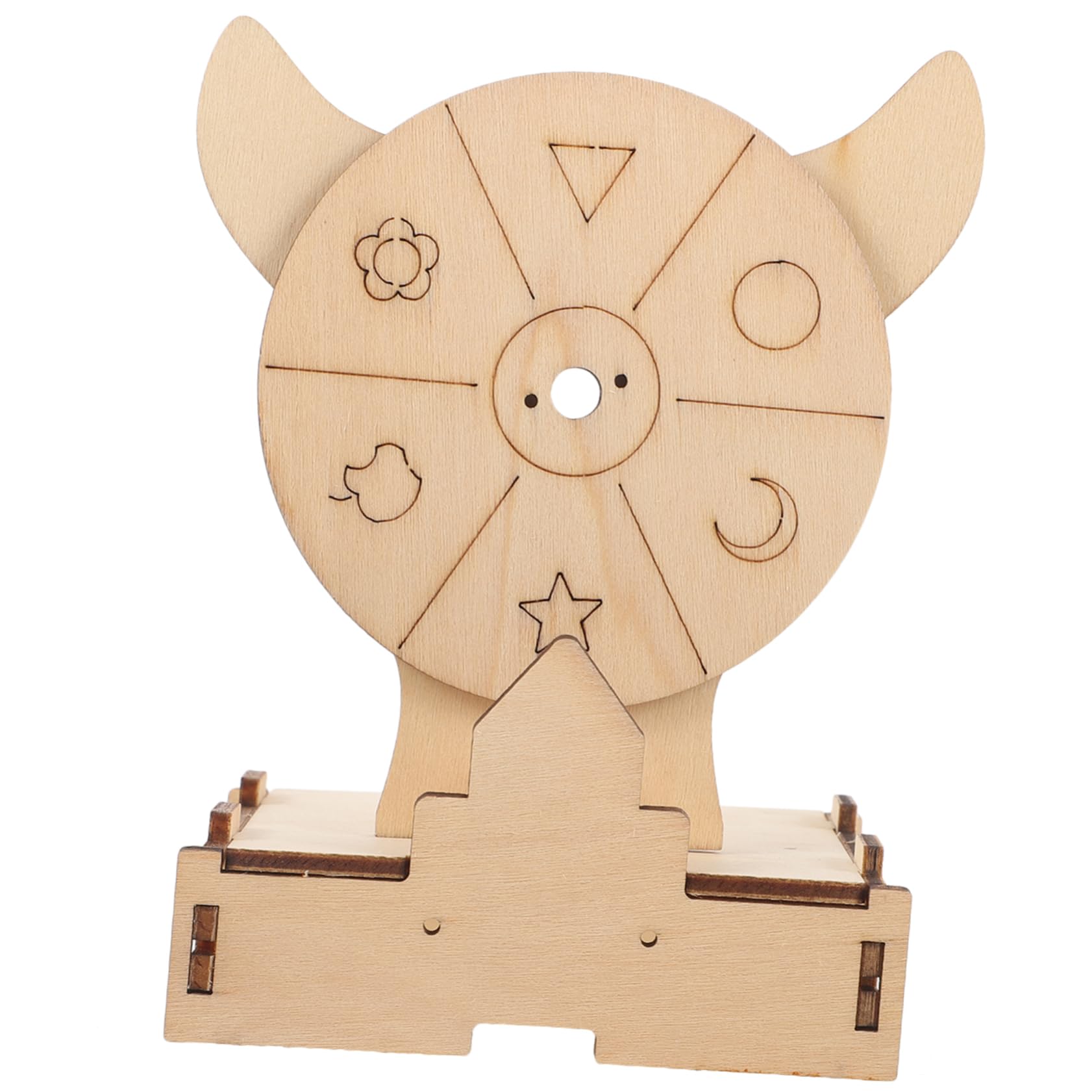 BESTonZON Fortune Game Prize Wheel DIY Puzzle Prize Wheel for Parties for Boys and Girls Adults