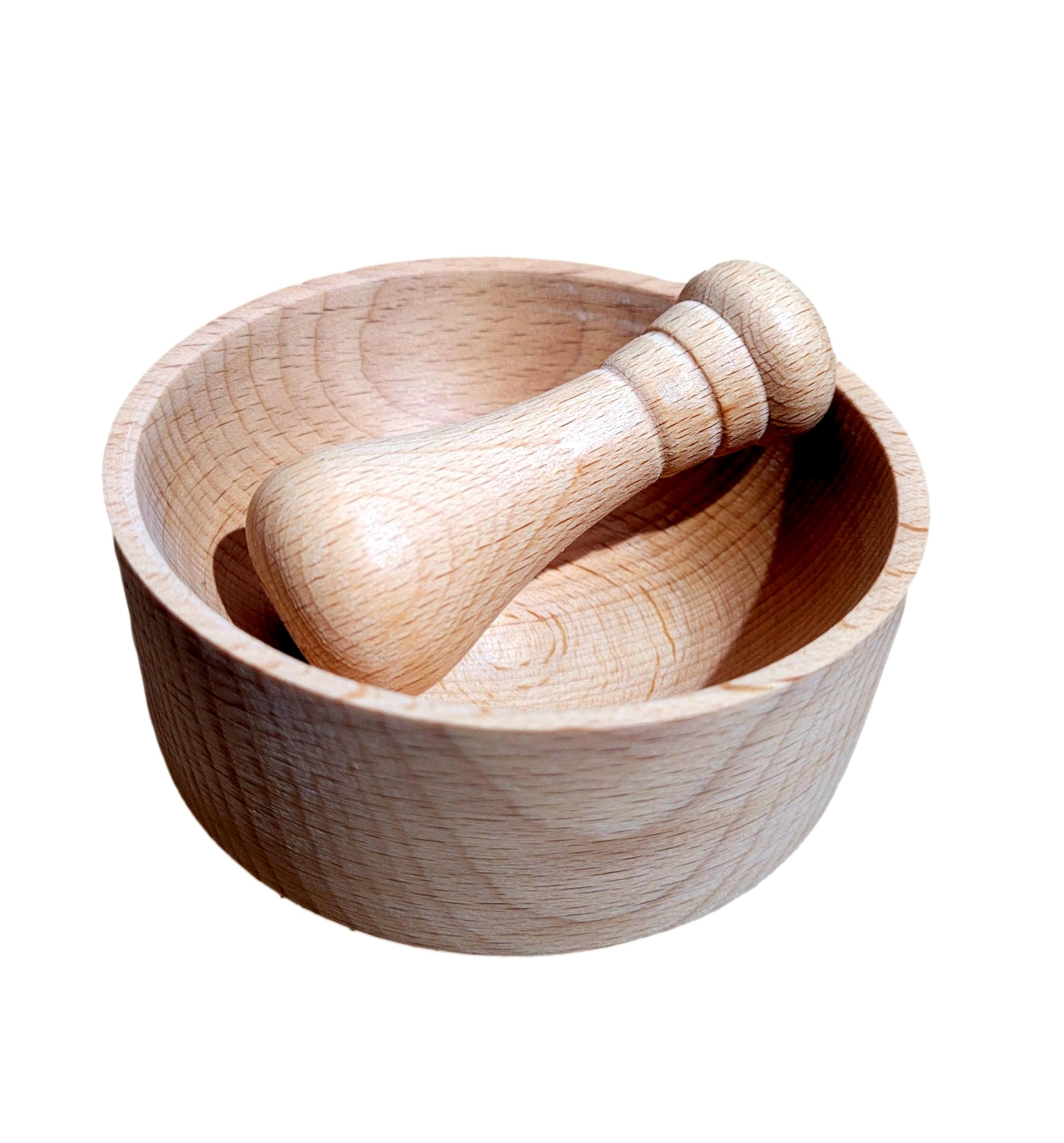 M02 - Molinillo de madera natural con molinillo de hierbas
