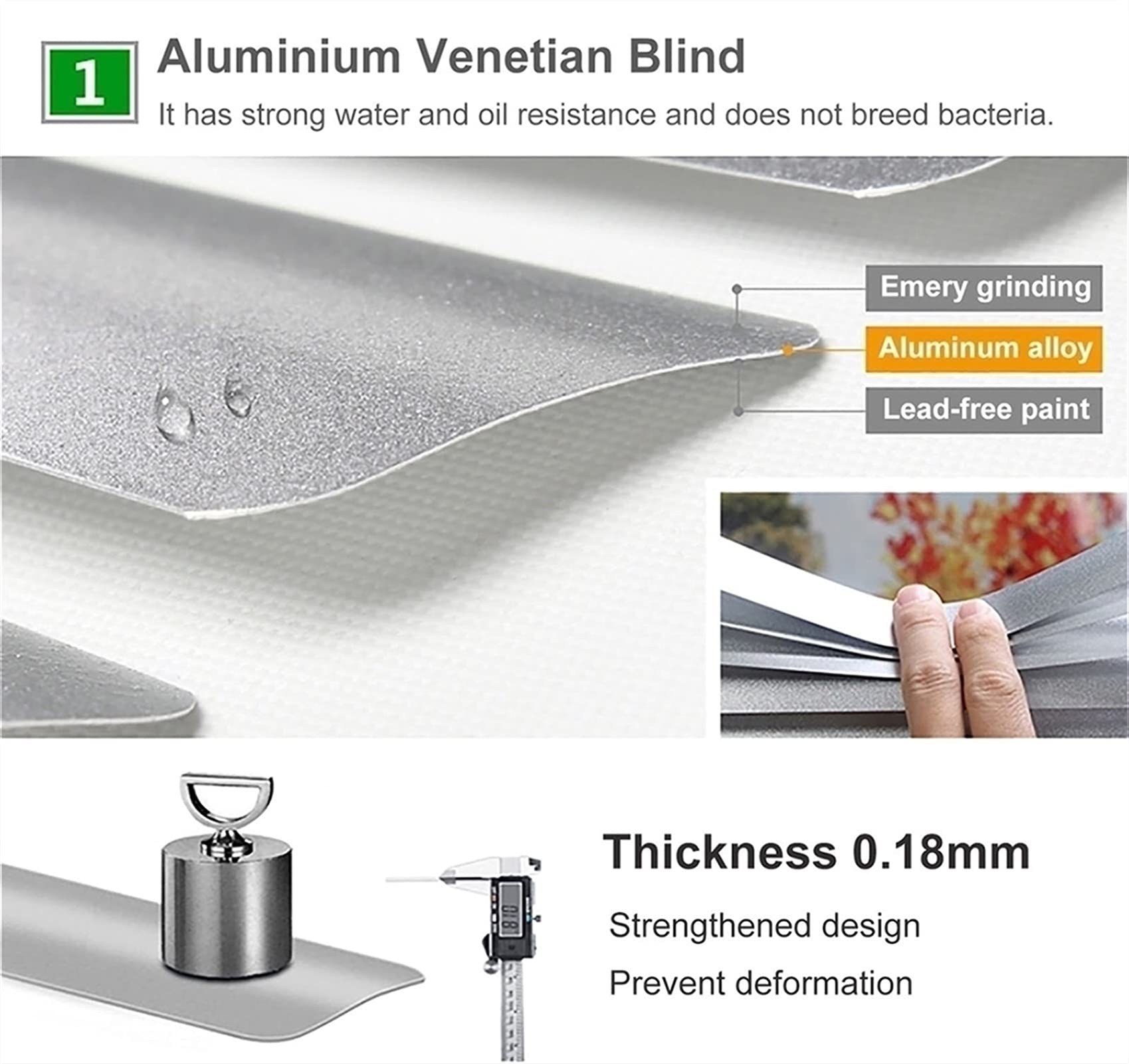 Jalousette Plissees Gelber Blackout Jalousie, Verdunkelung des Aluminiumraums Datenschutz Lichtsteuerung Fenster Sonnenschirme, 80/100/120/140 Breit (Size : 140×260cm(55×102in))