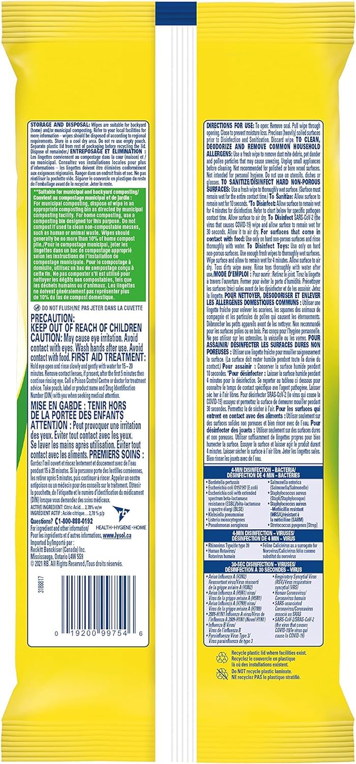 MediChoice Scented Premoistened 8x12 Adult Wet Wipes, Soft Pack With Resealable Lid, 0813MC (Pack of 50)