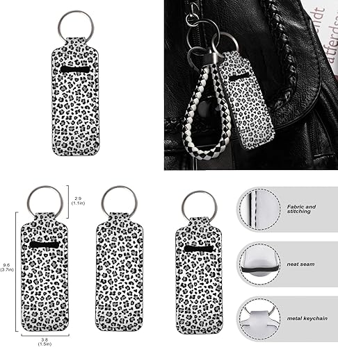 Miniatura 6 de Coldinair Llavero de lápiz labial con clip para lápiz labial, para mujeres y niñas