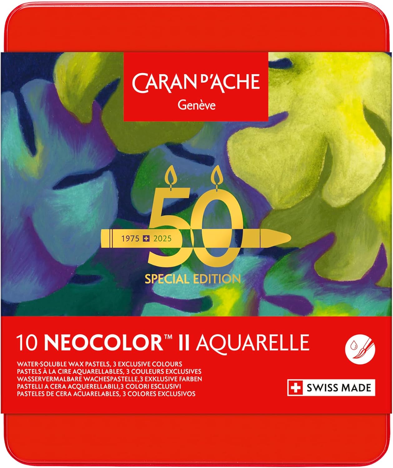 Caran d'Ache Neocolor II 50 years Specal Edition 10個セット