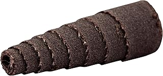 Merit Spiral Abrasive Roll, Full Taper, Aluminum Oxide, 3/16