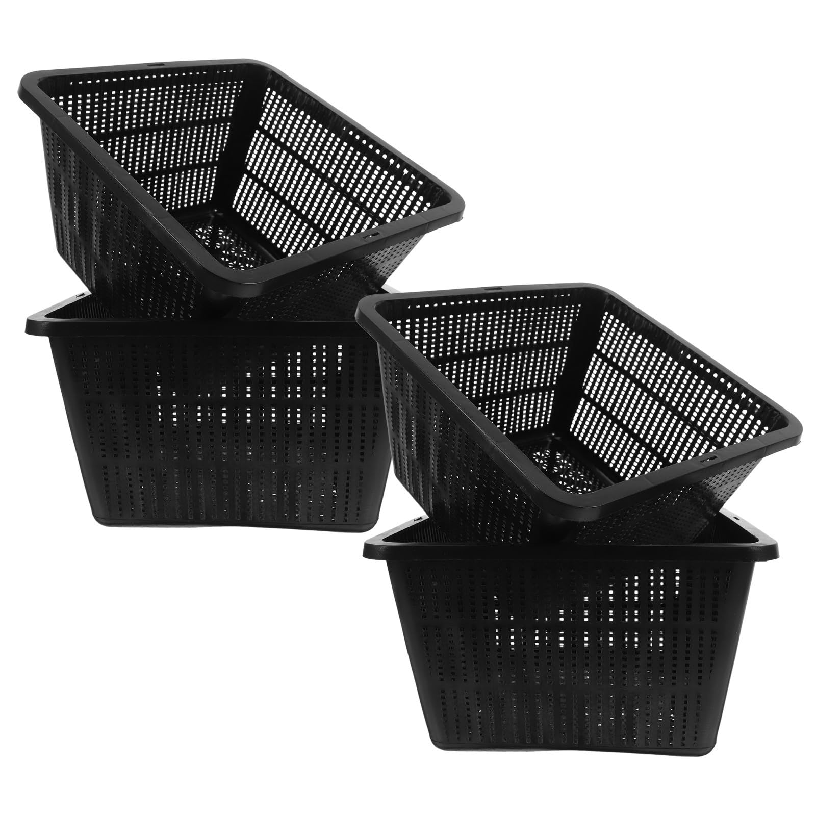 Pots hydroponiques en filet POPETPOP paniers carrés 23cm contre le pourrissement racinaire