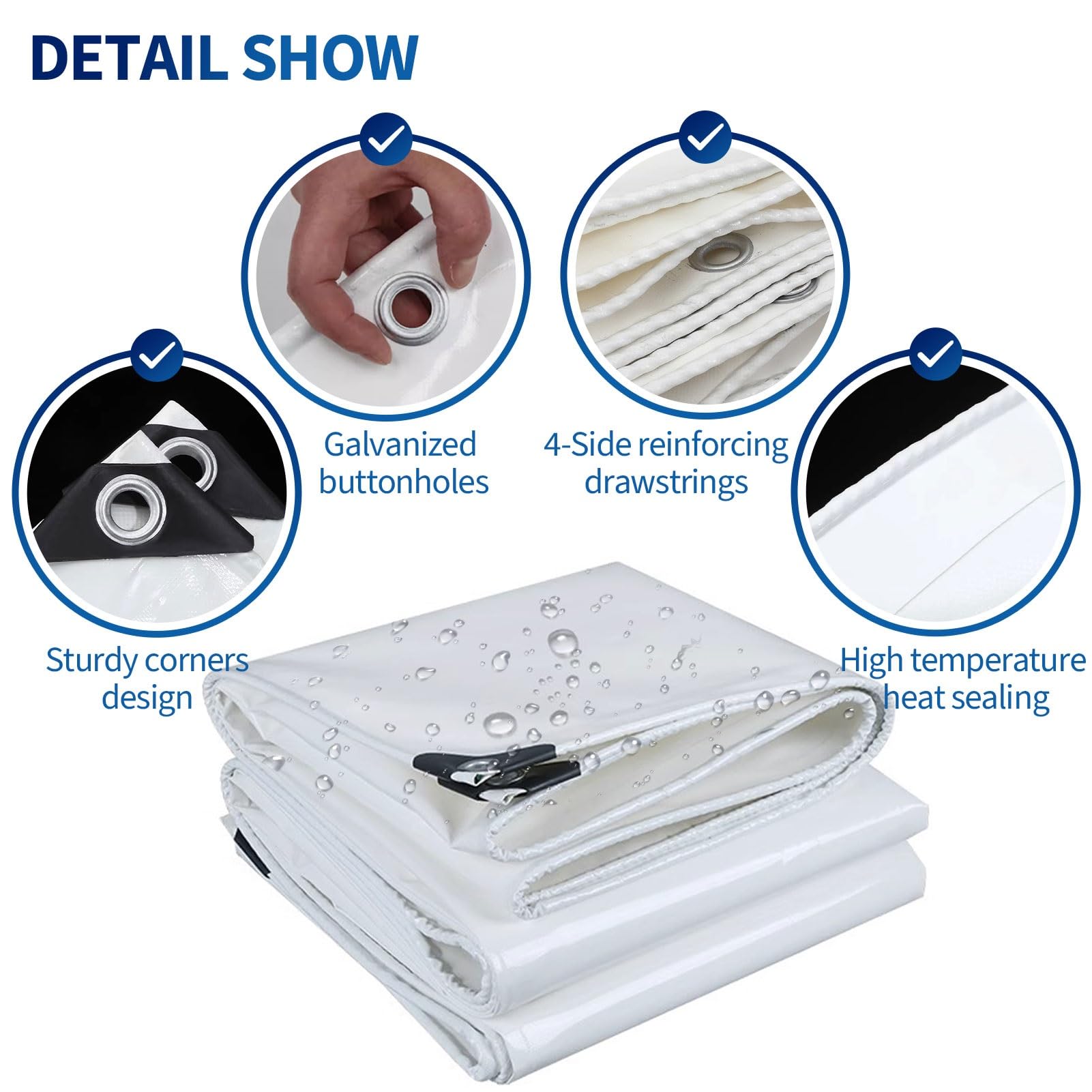 Telo Occhiellato Retinato Tenax Cover All Polietilene 4x6 M Bianco-trasparente Acquista Da OBI - Foto 5