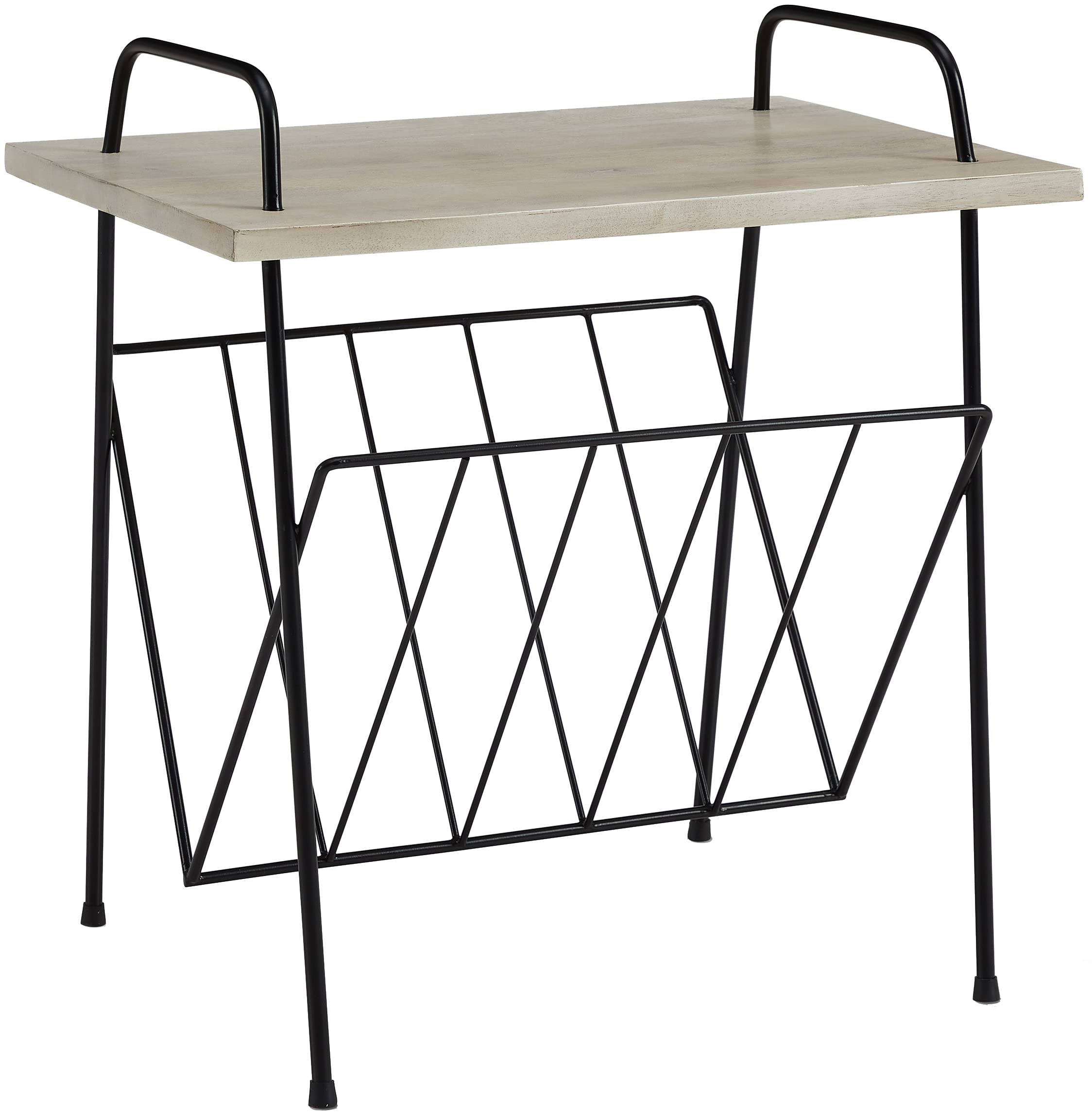 Crosley ST77-NA - Supporto per giradischi Wiltshire, con deposito di registrazioni, colore naturale