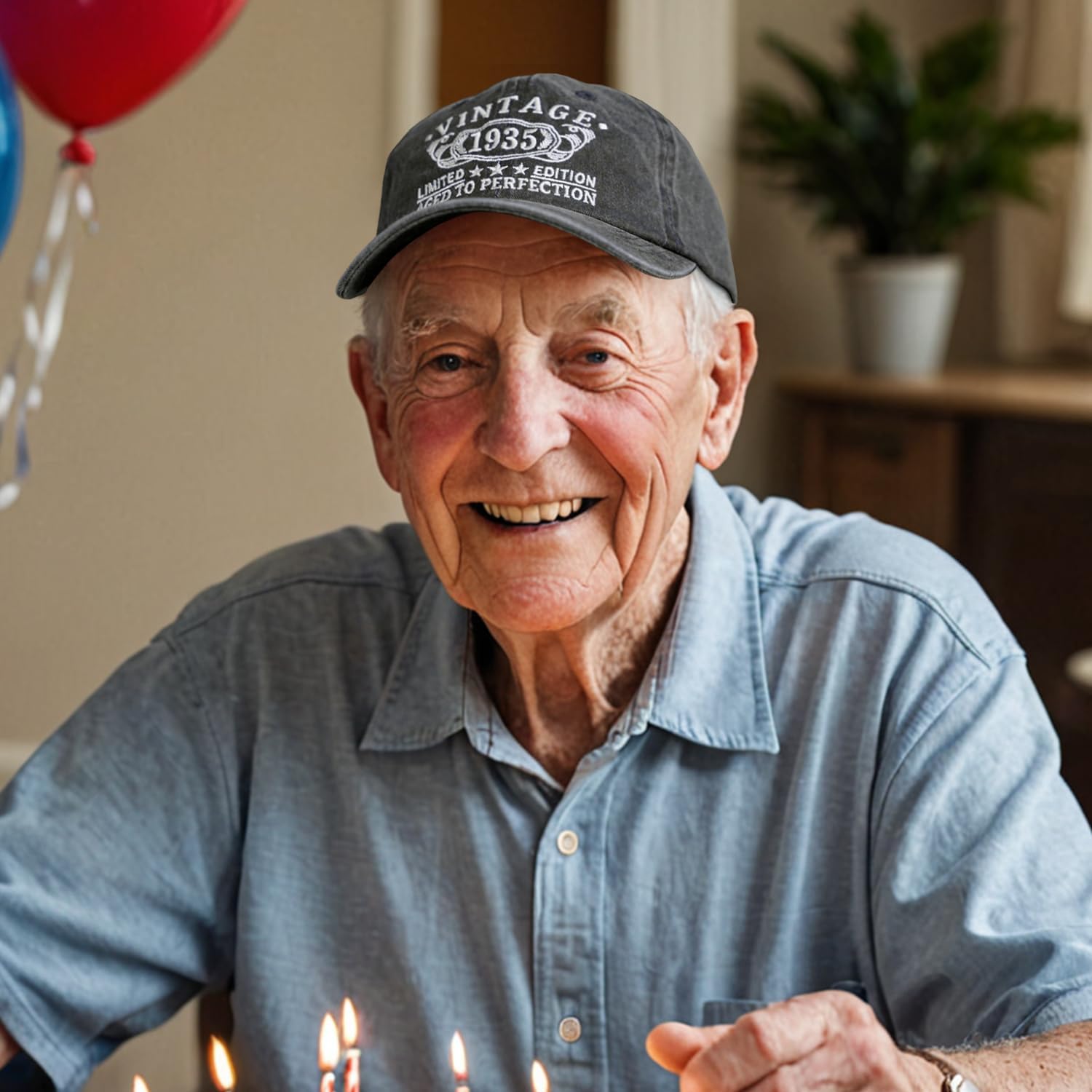 Birthday Gifts for Men Women, Personalized 18th/21st/25th/30th/40th/50th ...90th Birthday Ideas Gift, Vintage Baseball Hat - Image 7