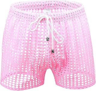 String Herren Set Mens Herren Fashion Mens Interest Hollow Sexy Mesh Hosen-Hosen-Mode-Freizeit Klein Trunk Herren