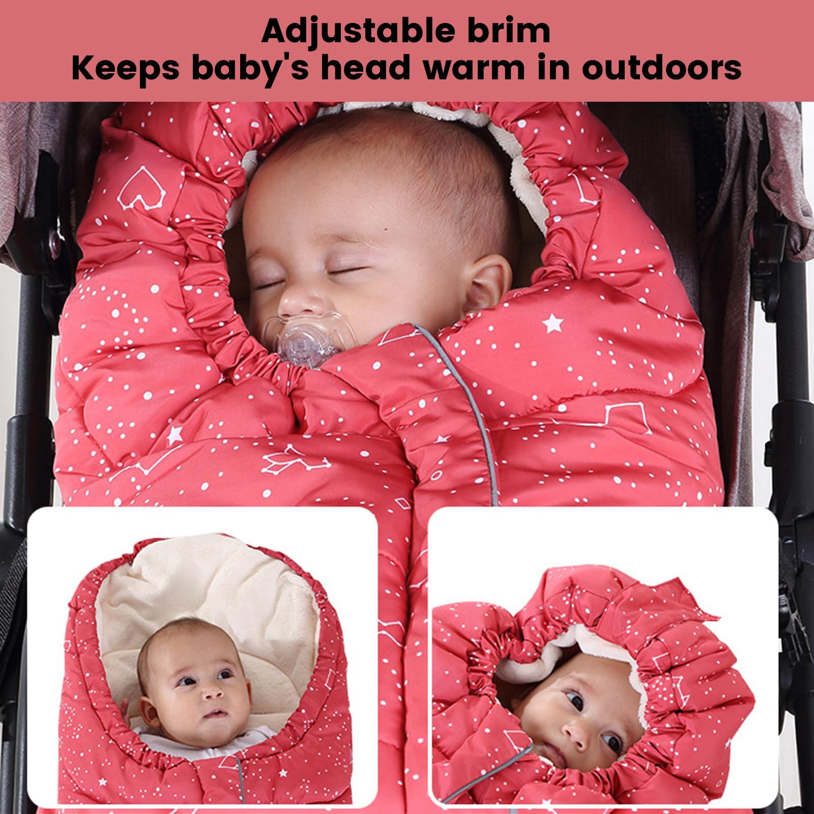 Sacco Nanna Invernale Mimuselina 0-6 Mesi | 3.5 TOG | Trasformabile In Coperta | Interno In Pile Morbido