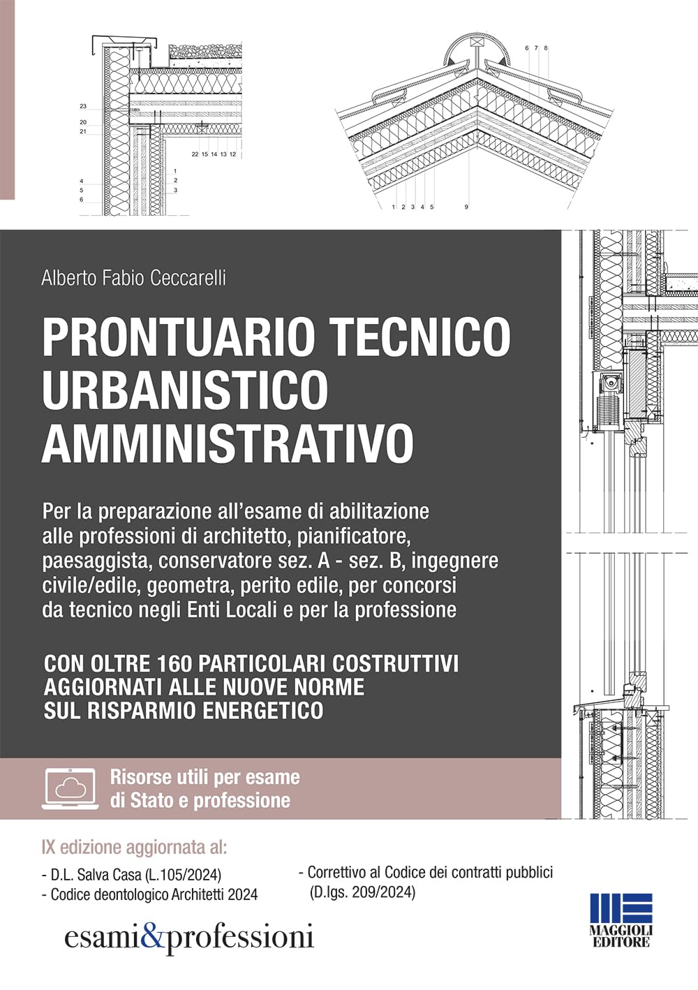 Prontuario tecnico urbanistico : guide italien de préparation aux examens d'architecture