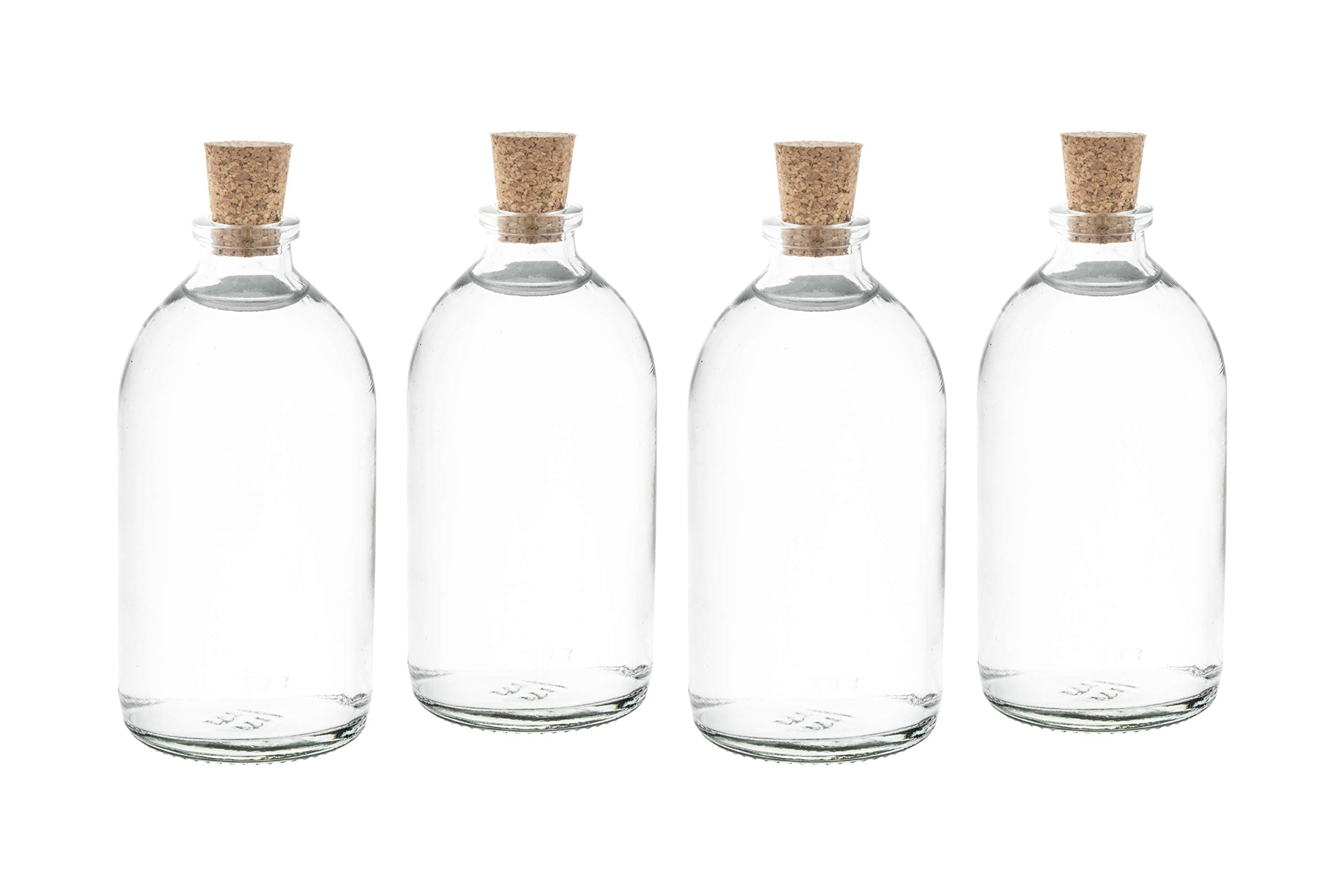 Buy casavetro 100ml Glass Bottles with Cork Lids 25 Pcs Reusable