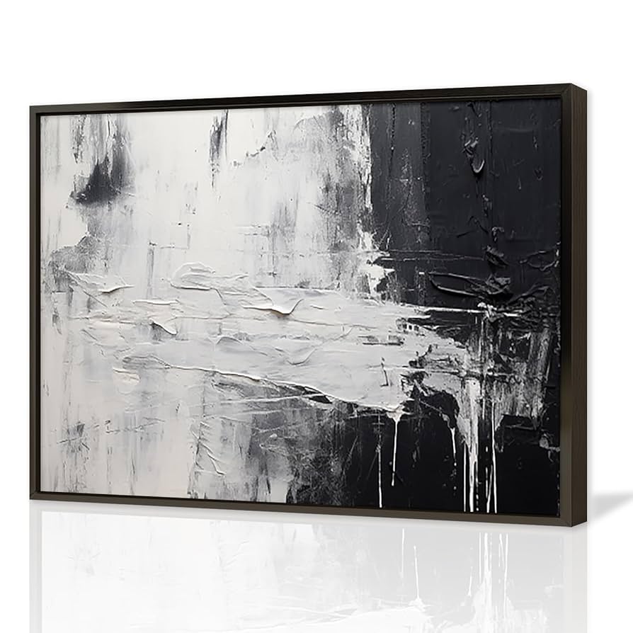 モノクロ絵画　抽象画　アート　インテリア　モデルルーム b3bf3747a5cf9b61d664a8c0b8b349