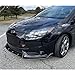 EPARTS 3 Pieces Style Front Bumper Lip Spoiler Splitter Chin Side Body Kit Trim Protection Compatible with 2012-2014 Ford Focus ST Hatchback Models Only (Painted Black)