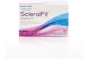 ScleralFil Saline Solution Vials: Gentle Hydration for Specialty Contact Lenses
