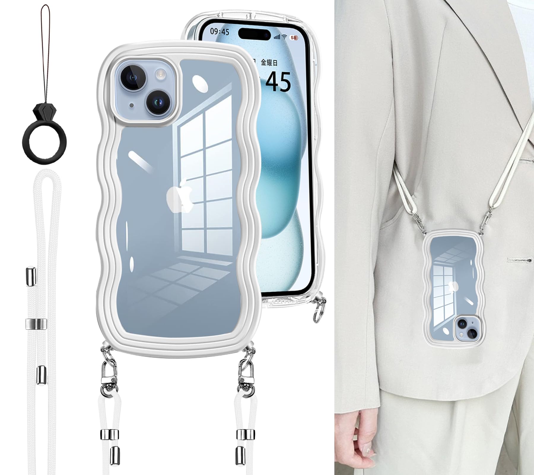 Amazon.co.jp: Ausrann iphone15 ケース アイフォン15 ケース