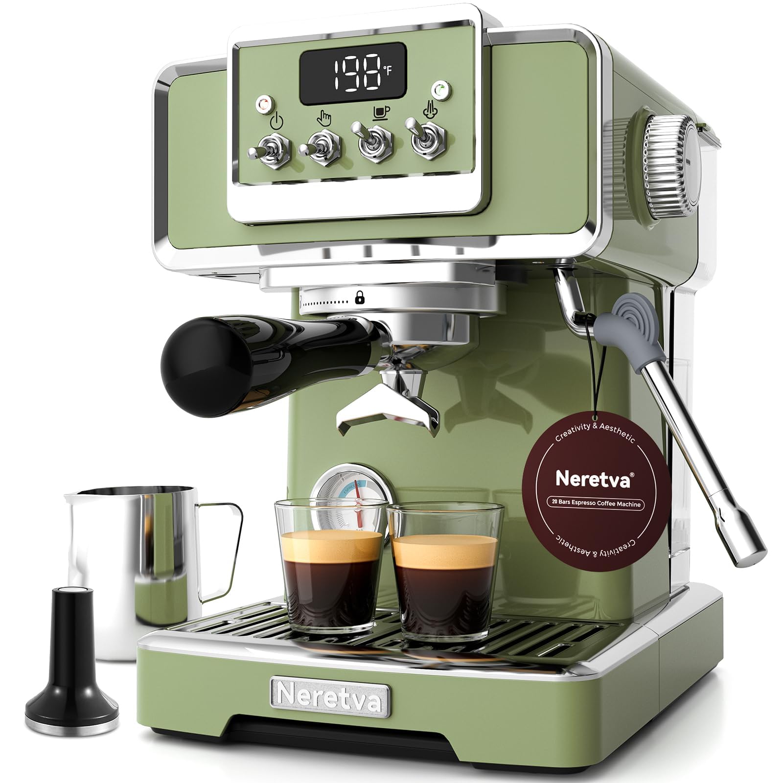 Neretva Espresso Machine Green