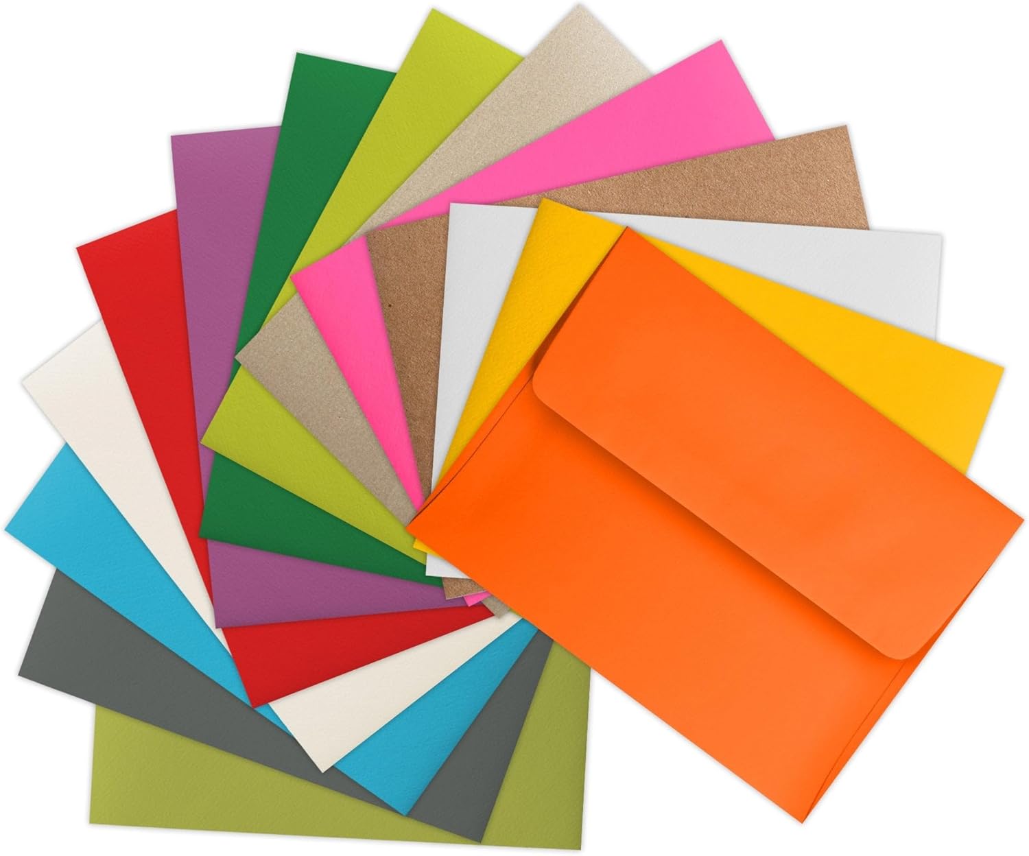 Paper Frenzy A2 Invitation Envelopes Square Flap (4 3/8 x 5 3/4) for Invitations, Notecards, DIY, 250 pack, Pink