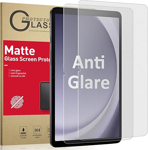 Ambison Paquete de 2 protectores de pantalla de vidrio mate compatibles con Samsung Galaxy Tab A9+S9S9 fe (11 pulgadas lanzado en 2023),