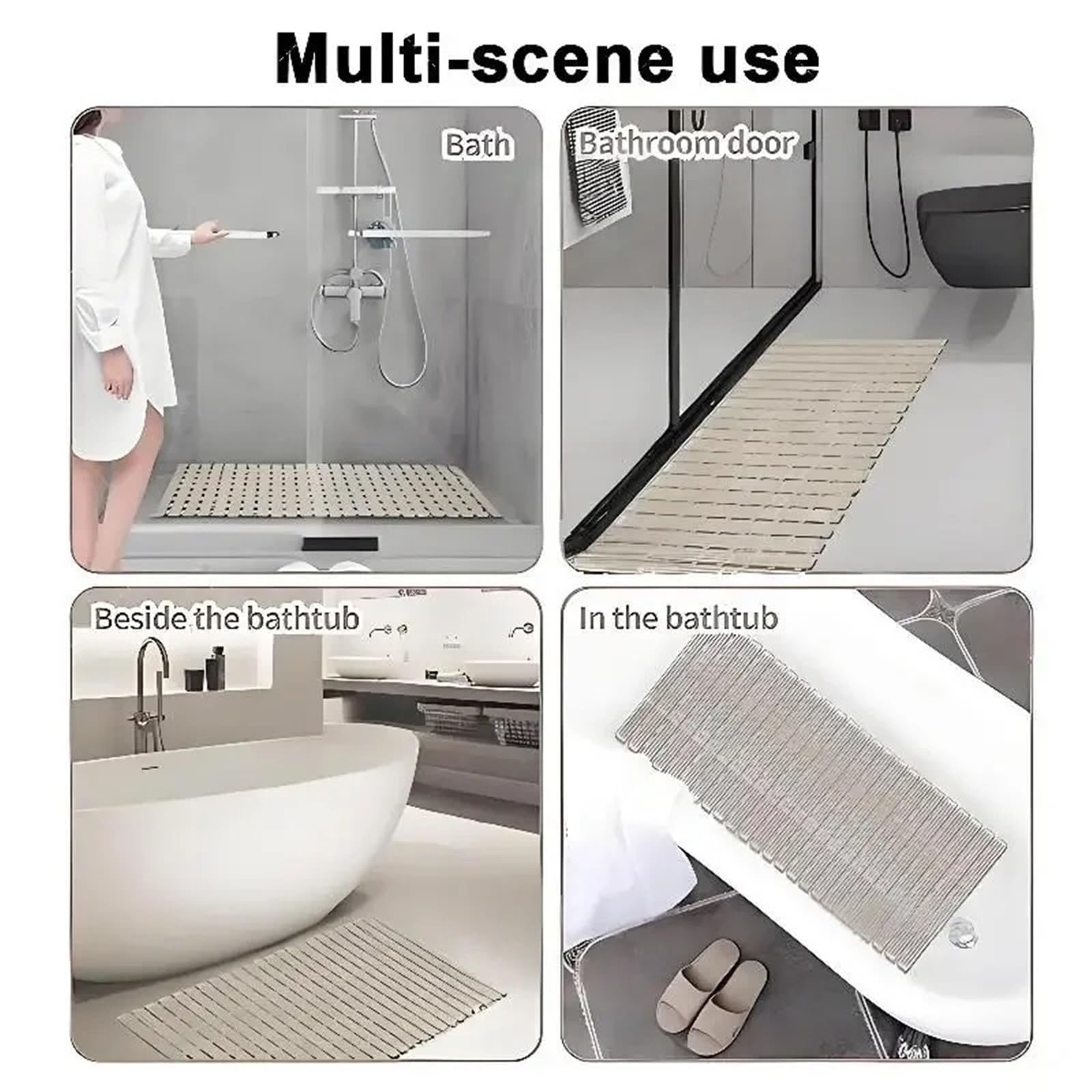 1 Alfombrilla de baño Antideslizante para Baños Y Duchas
