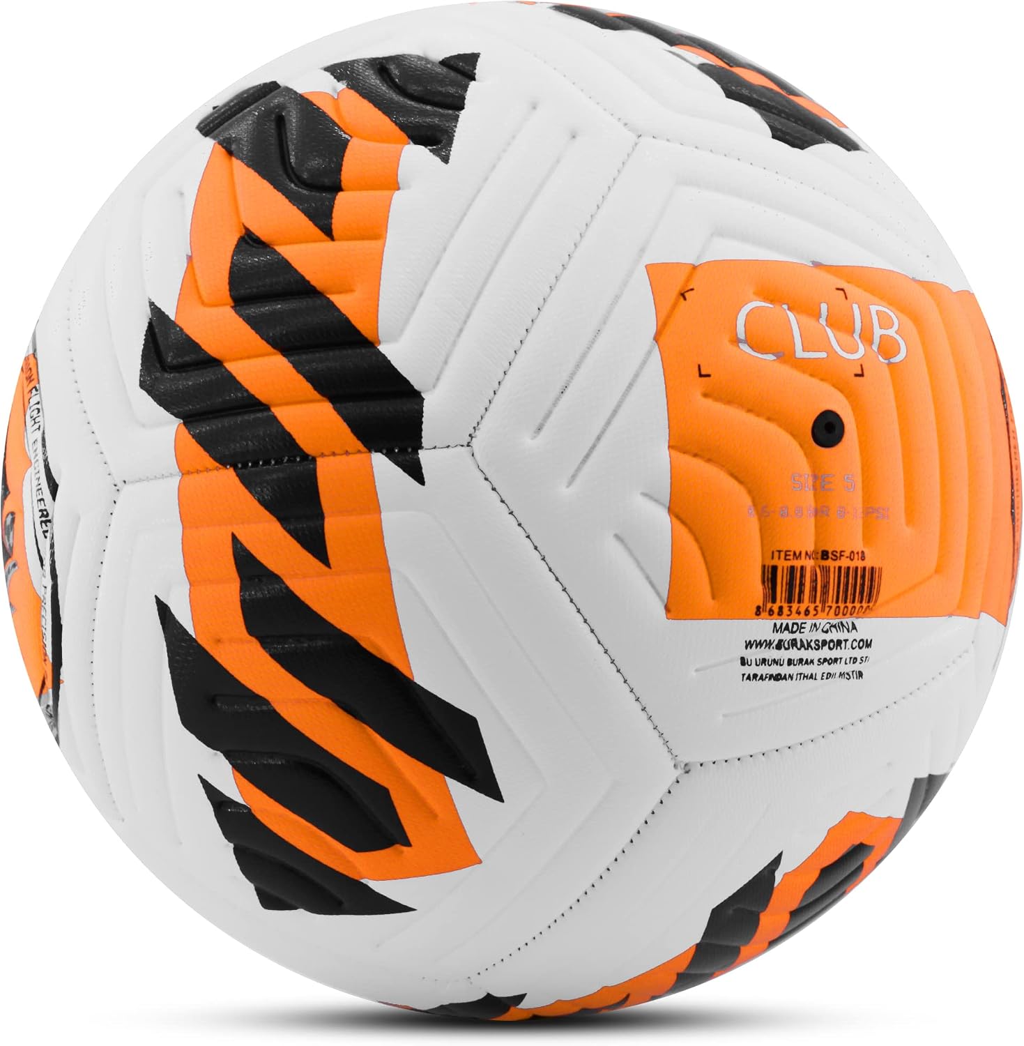 Telvesse Soccer Ball CLUB Hard Ground Astroturf Field Soccer Ball Hybrid No5