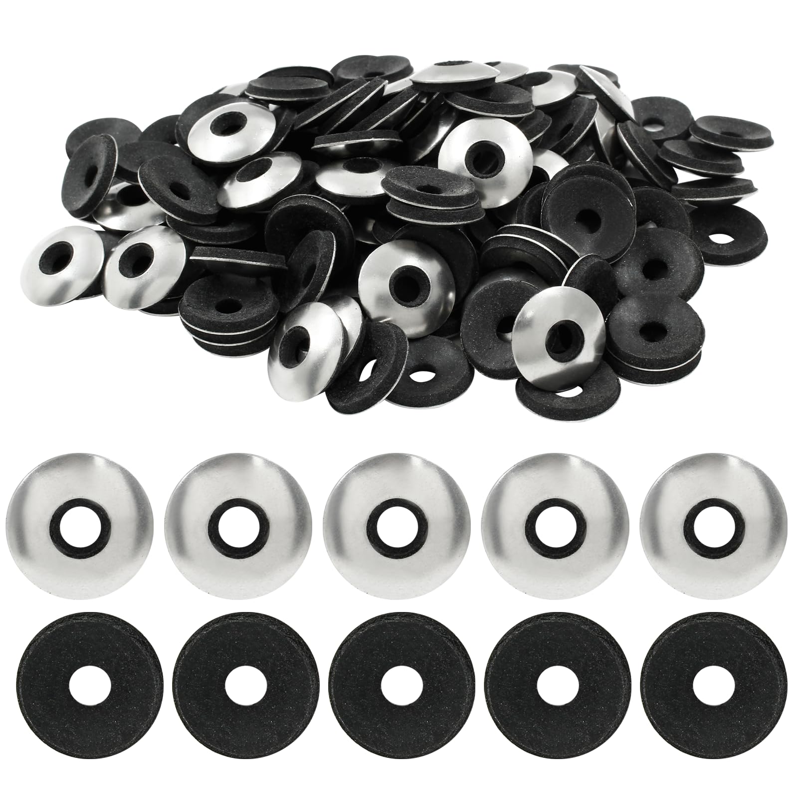 60 Stainless Steel Neoprene Washers - M6.3 -10 60 Stainless Steel Neoprene Washers - M6.3 -10