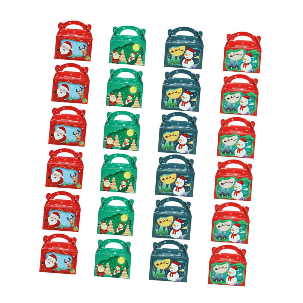Cabilock 3 Juegos Cajas Navideñas Cajas Para Ropa Para Galletas Navideñas Para Camisas Para Para Dulces os Contenedores Para Dulces Uds * 3