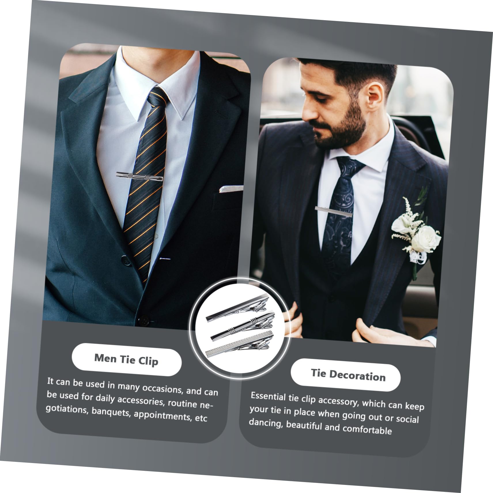 BESPORTBLE Krawattenklammern Krawatten Für Herren Anzug Herren Krawattenklammer Herren Kleidungszubehör Business Krawattenklammer Krawattenklammer Krawattenklammer Für Herren Hemd