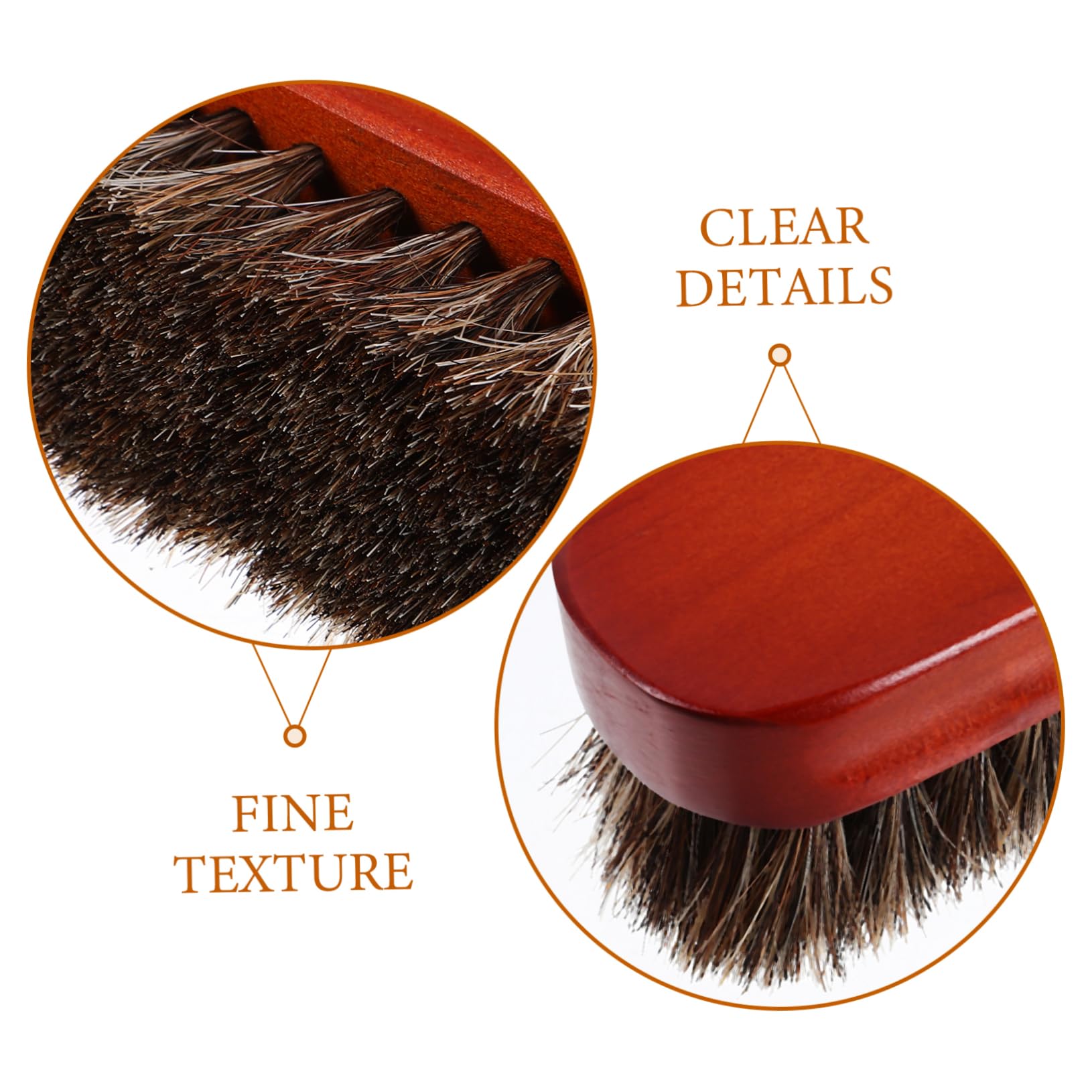 COLLBATH 5 Piezas Cepillo para los Zapatos Cepillo para Manchas de Ropa para Limpiar Zapatos Cleaning Brush Boar Bristle Brush Kit de betún para para lustrar