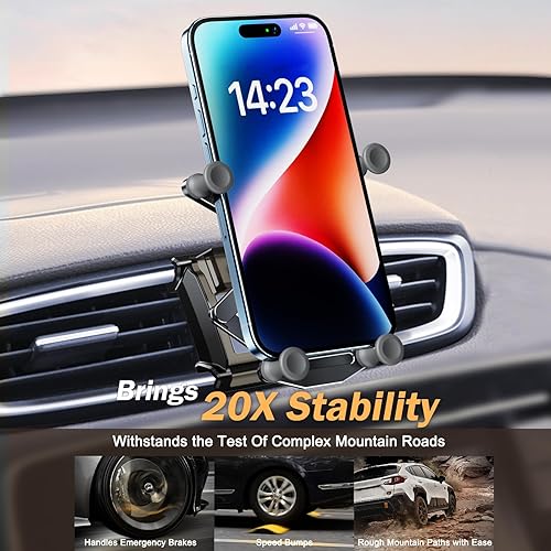 Miniatura 6 de ELOHEI Soporte para teléfono CRV con base personalizada, soporte para teléfono de automóvil para Honda CRV 2017-2024 Soporte de teléfono de