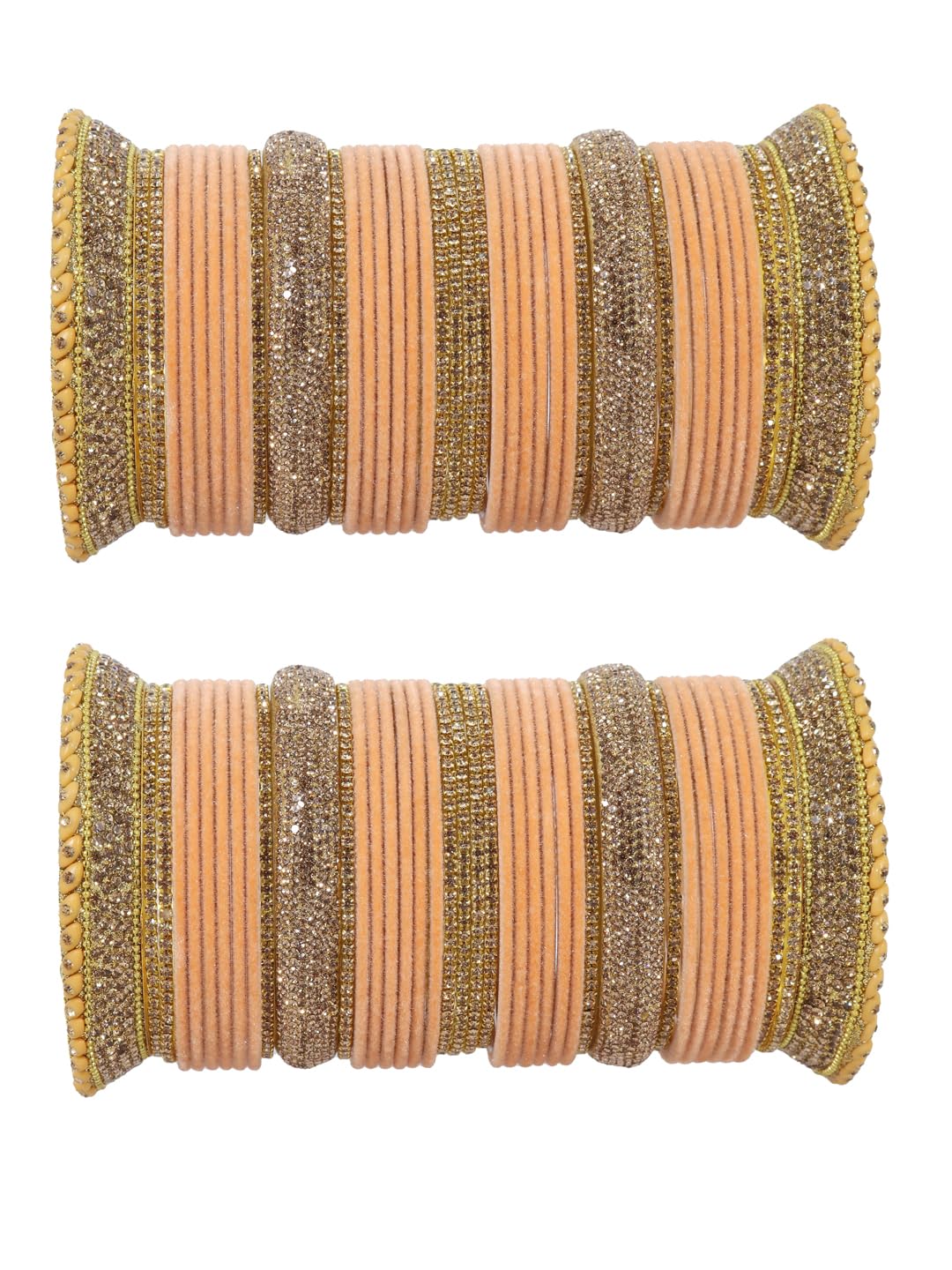 LAVAZZA Premium Golden Zircon Stone Work Chuda Set For Bridal Women and Girls | Traditional Chuda Bangles | Wedding Chuda Set | Womens Fashion Jewellery -Pack of 80 Bangles-(FMS3-Maroon-2.2) (B0CX215VNL) Amazon Price History, Amazon Price Tracker