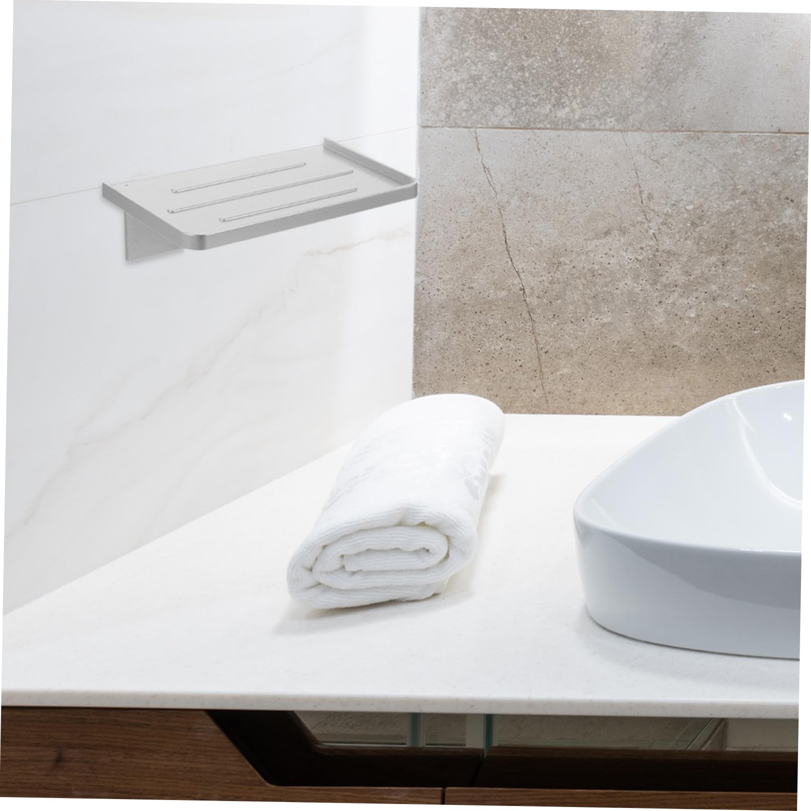 UKCOCO 5pezzi Porta Smartphone Da Bagno Murale Senza Foratura Mensola Per Telefono Da Appoggiare Bagno Organizzatore Salvaspazio Per Accessori