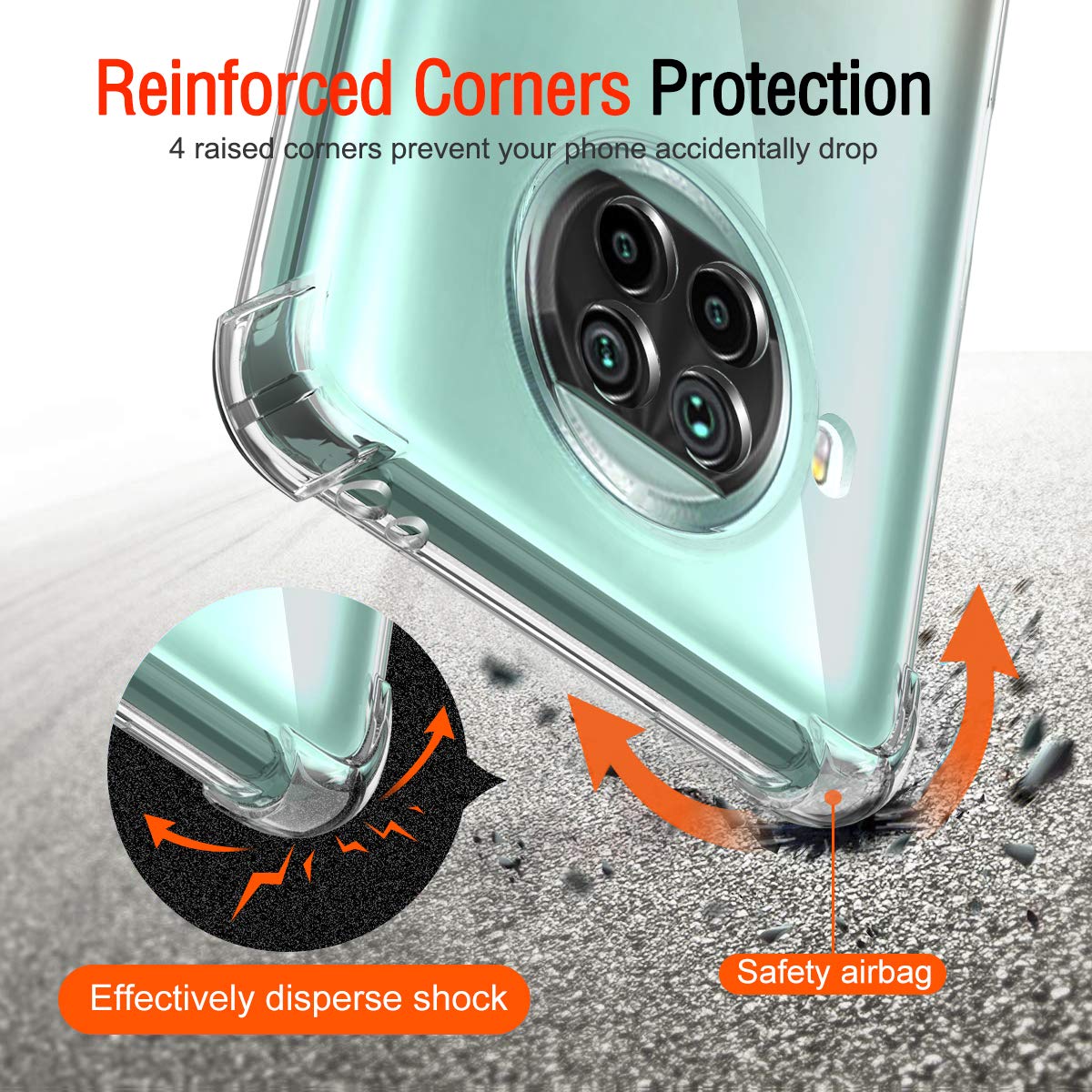 iVoler Cover in Silicone per Xiaomi Mi 10T 5G / Xiaomi Mi 10T Pro 5G con Protezione Della Fotocamera, Ultra Sottile Custodia in TPU Morbida Anti-Graffio Antiurto Protettiva Case, Nero