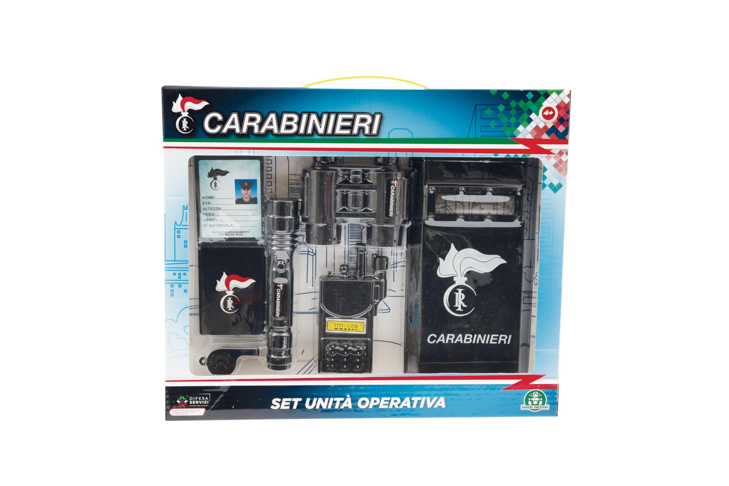 Grandi Giochi - Set Carabinieri Small - Set ufficiale Carabinieri con accessori - CBN18000