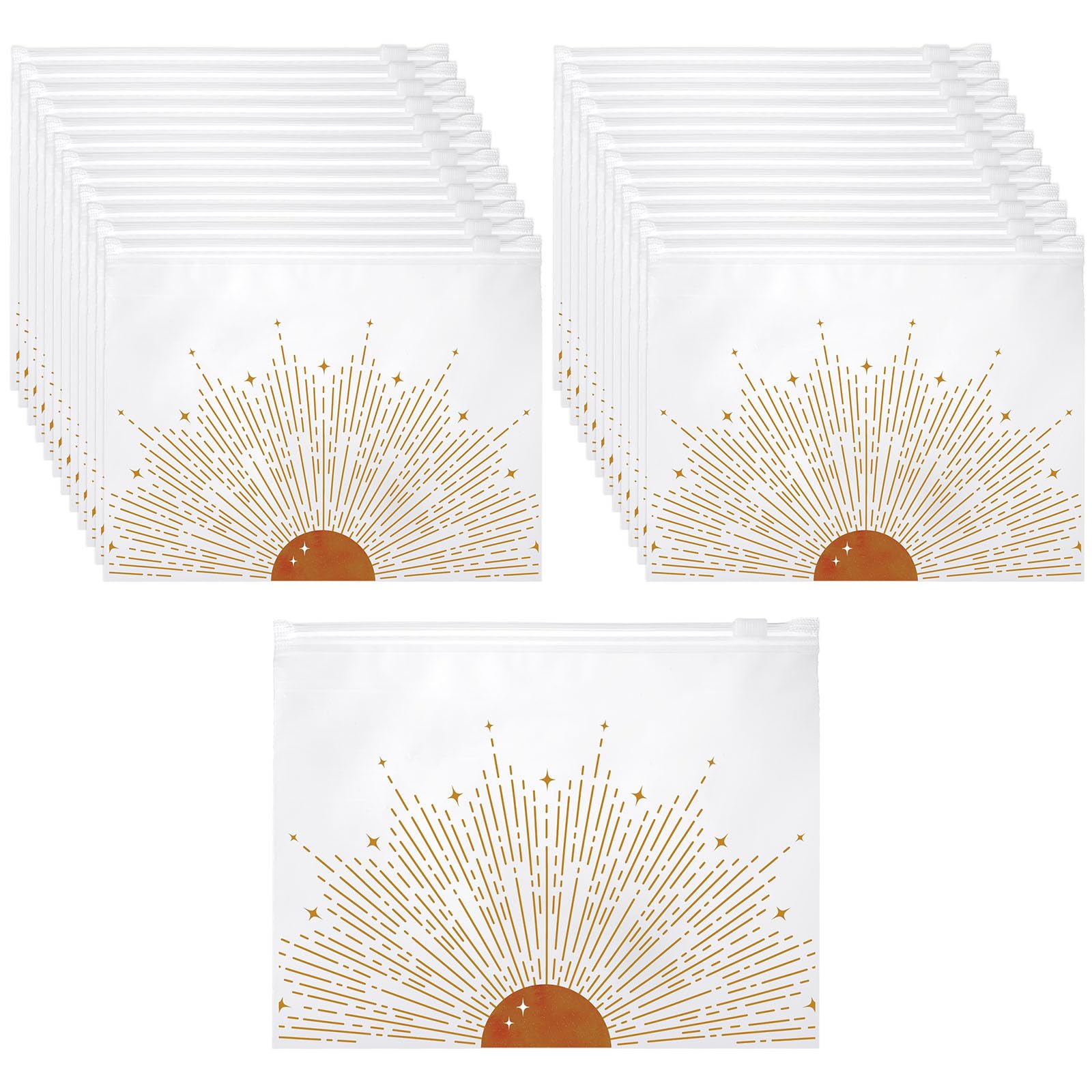 Reginary 50 Pcs Inspirational Gifts Bulk for Women Cosmetic Bag EVA Makeup Bag with Zipper for Birthday Employee Coworker Colleague Staff