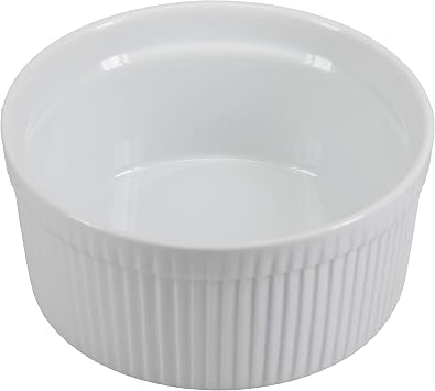 BIA Cordon Bleu Classic 1-Quart Souffle Dish, White