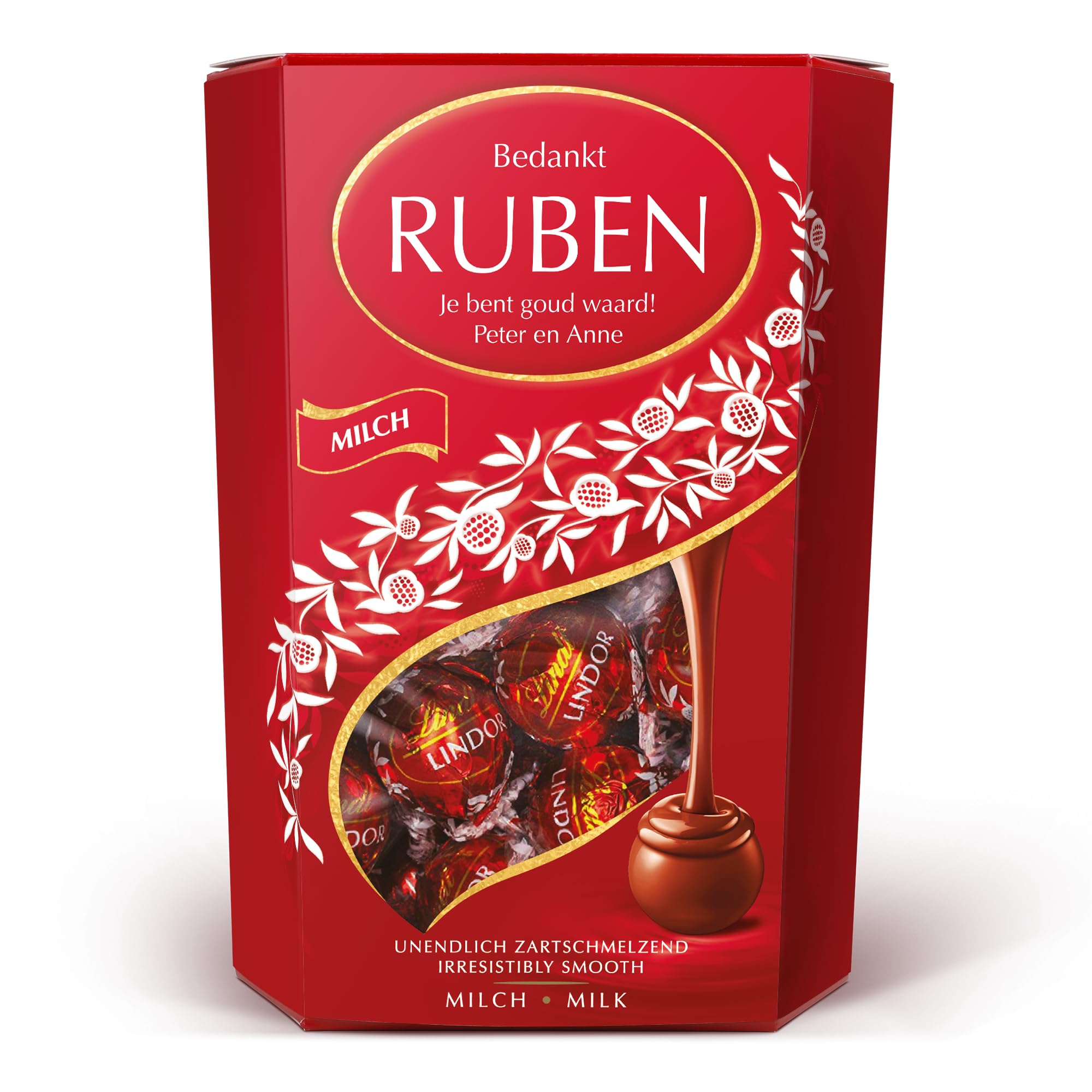 XL scatola Lindt Lindor Latte personalizzata – 500 g di cioccolatini con foto, nome e messaggio