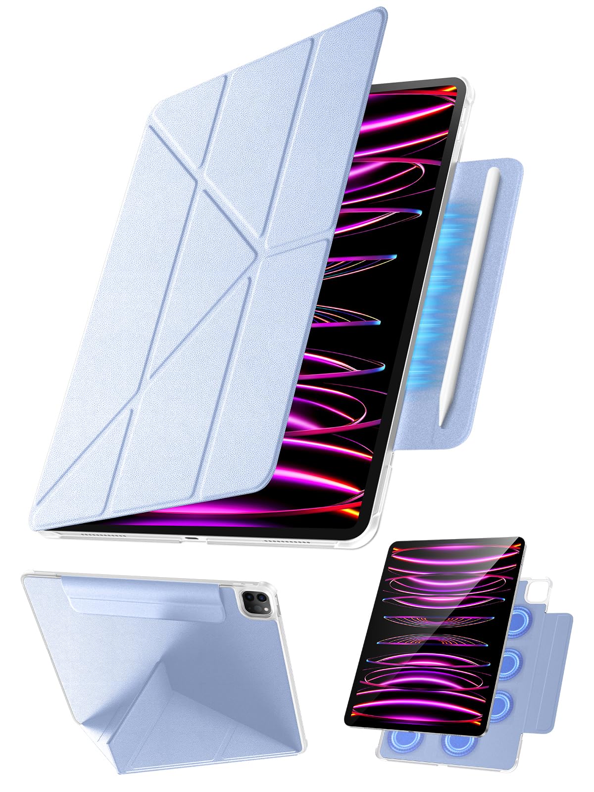 Amazon.co.jp: 【360°全面保護・Y字スタンド】Tekka iPad Air 13インチ