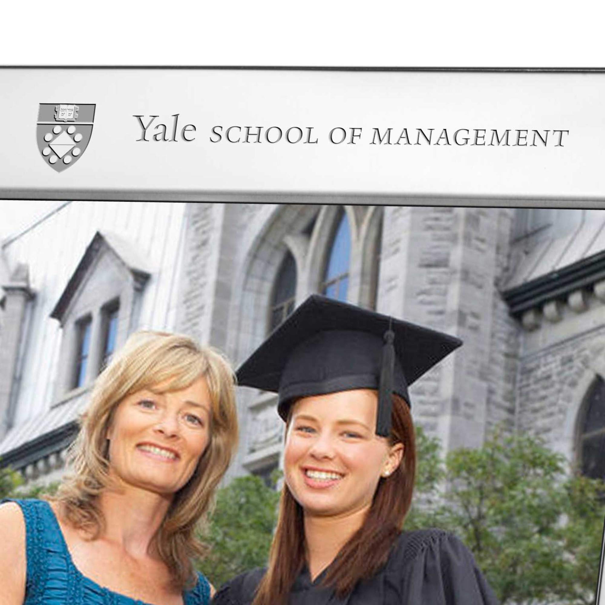 M. LA HART Yale SOM Polished Pewter 8x10 Picture Frame