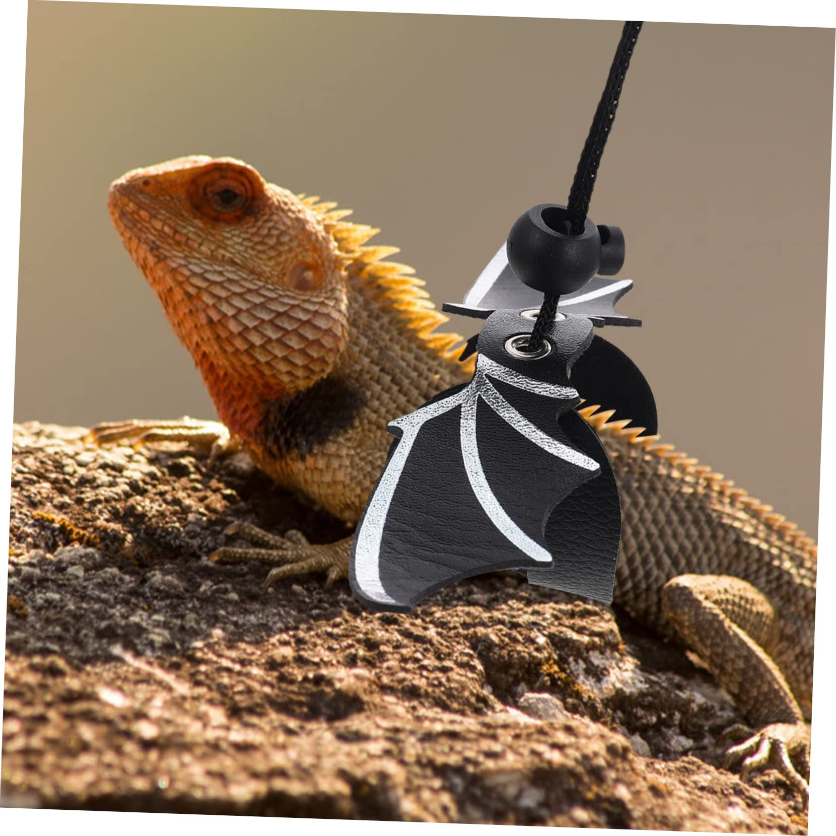 SUPVOX 3sets e Guinzaglio Per Lucertole Con Cappello Decorativo Regolabile Accessorio Per Passeggiate Di Rettili e Piccole Creature Per Bearded Dragons e