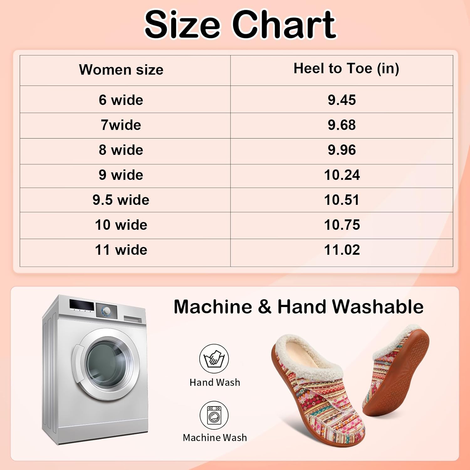 LeIsfIt Womens Wide Slippers Adjustable Diabetic Slippers Warm Cozy Slip on House Slipper Non-slip Memory Foam Winter House Shoes Indoor Outdoor - Image 5