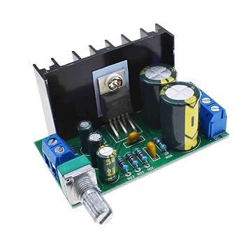 TDA2050 DC 12-24V 10-30W Mono Audio Amplifier Board Module Single Power Supply Volume Adjustable 60*35*40mm