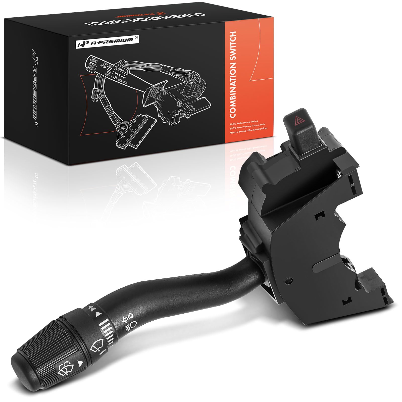 A-Premium Windshield Wiper Washer Switch Turn Signal Switch Headlamp High Beam Switch Compatible with Ford Ranger 1995-1998 Explorer 1995-1998 Mercury