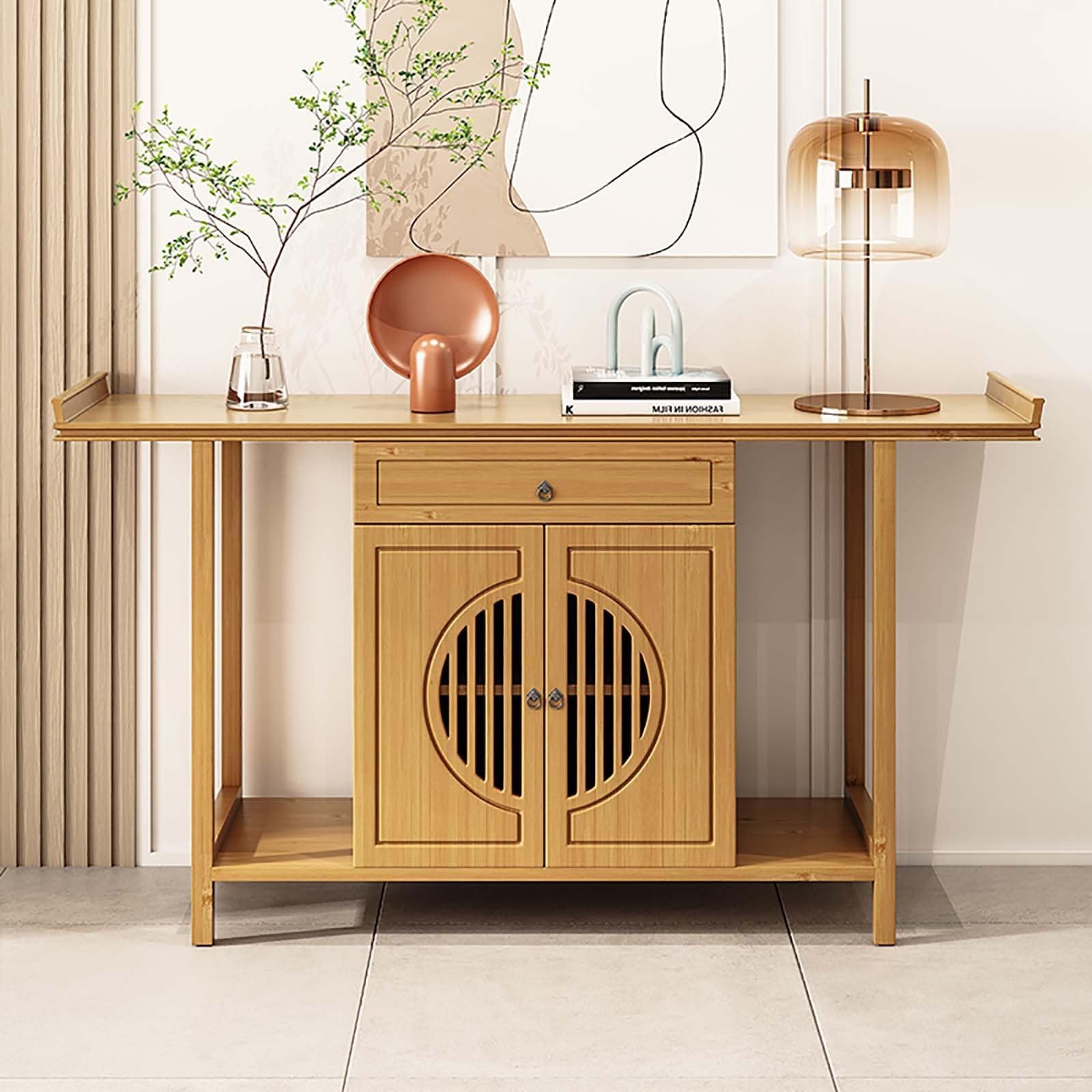 Table d'autel de méditation zen pour créer un coin prière à la maison