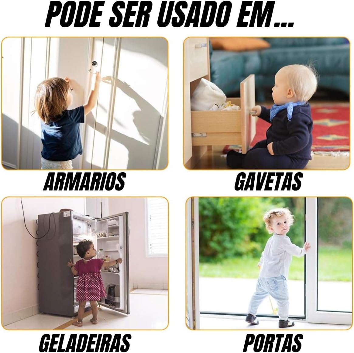Trava Tranca De Segurança Chave Para Porta Gaveta Crianças Freezer Janela Porta Armario Geladeira Microondas Vaso Guarda Roupa Multiuso Flexível Bebe Nenem Infantil Focuslar - Branco Trava Tranca De Segurança Chave Para Porta Gaveta Crianças Freezer Janela Porta Armario Geladeira Microondas Vaso Guarda Roupa Multiuso Flexível Bebe Nenem Infantil Focuslar - Branco