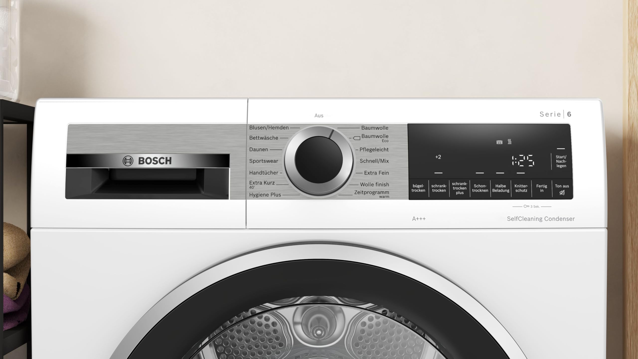 Bosch Serie 6 Wärmepumpentrockner 8 kg WQG235D00 Auto Dry Sensitive Drying-System
