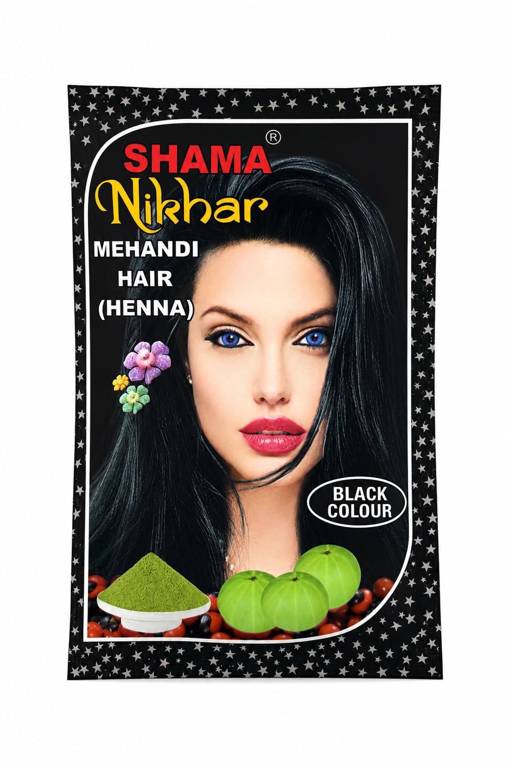 Shama Nikhar Black Coloured Hair Mehandi For Unisex 45 Gms Each - Pack Of 6-picture-11