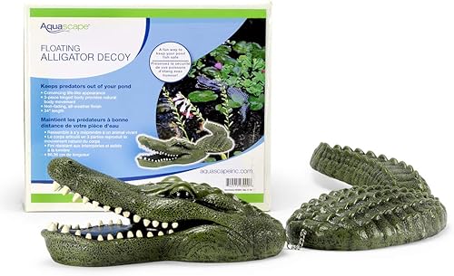 Miniatura 4 de Aquascape 93000 Señuelo de cocodrilo flotante, 34 pulgadas, verde