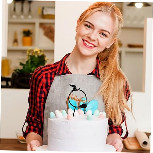 Miniatura 7 de 10 piezas de tarjetas de Halloween, palillos para tartas de Halloween, decoración de postre de Halloween, decoración de fiesta de Halloween,