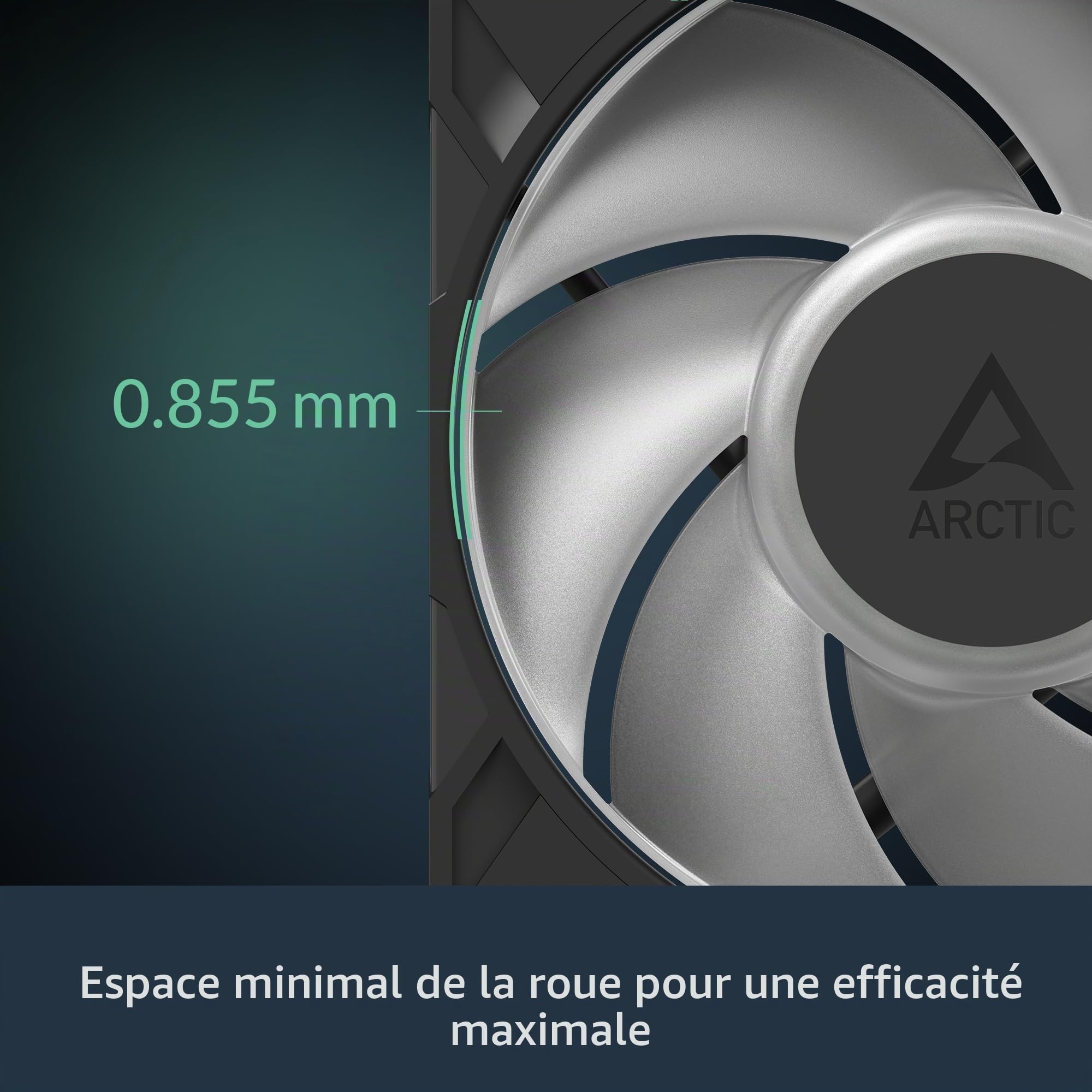 ARCTIC P12 Pro A-RGB LN, 3 Pièces - 120 mm Ventilateur PC Premium
